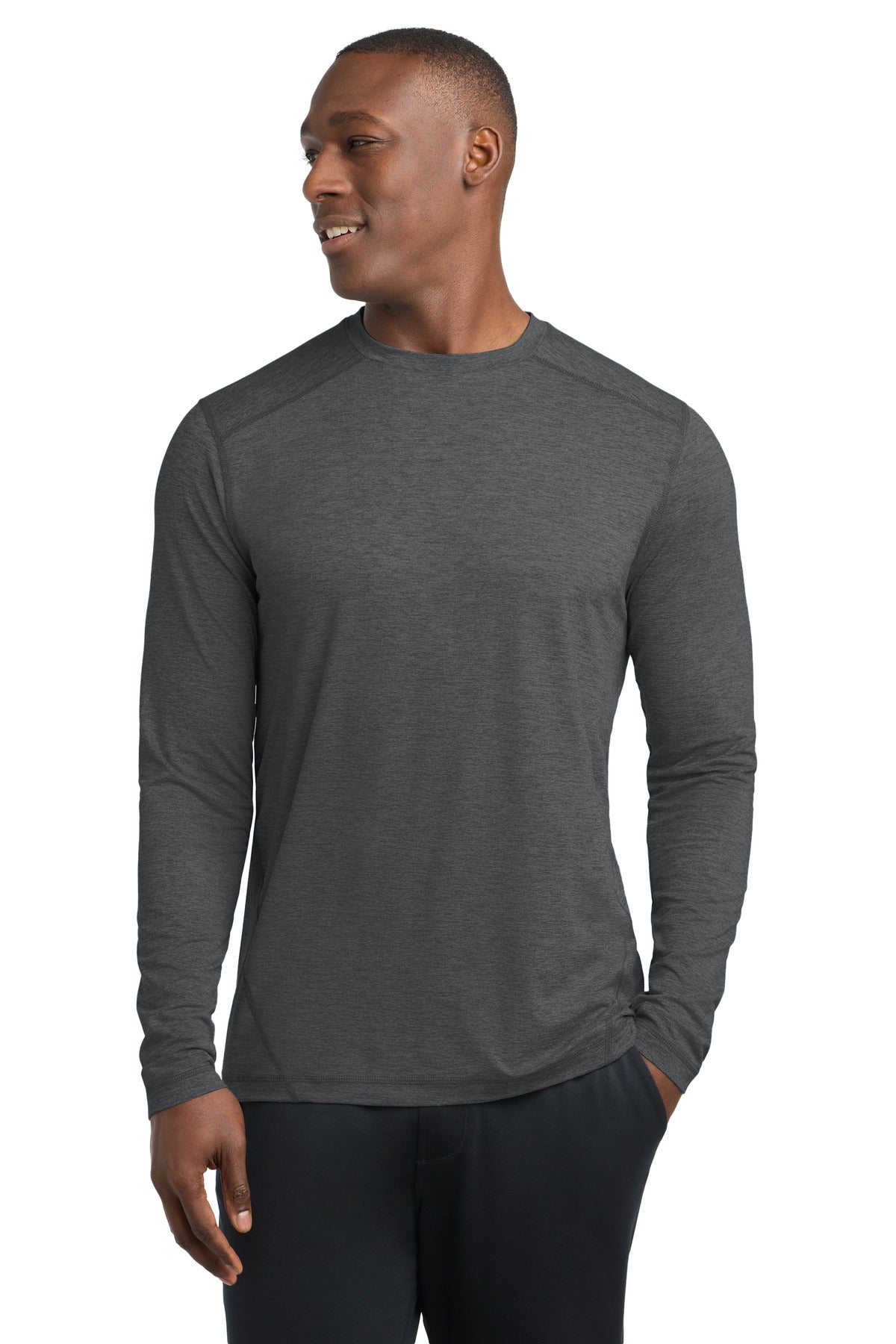 Sport-Tek Men's Exchange 1.5 Long Sleeve Crew