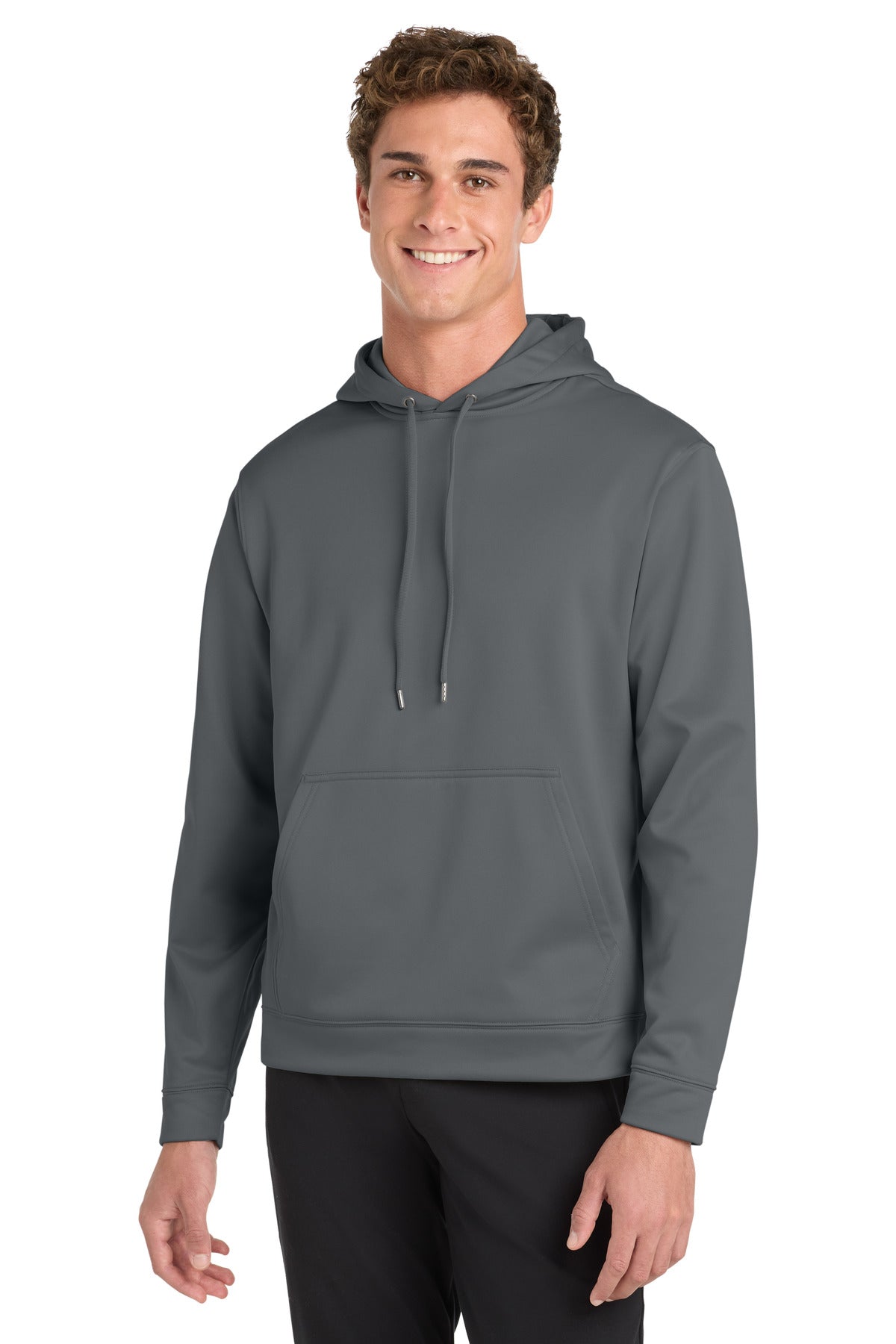 Sport-Tek Men's Sport-Wick Fleece Hooded Pullover