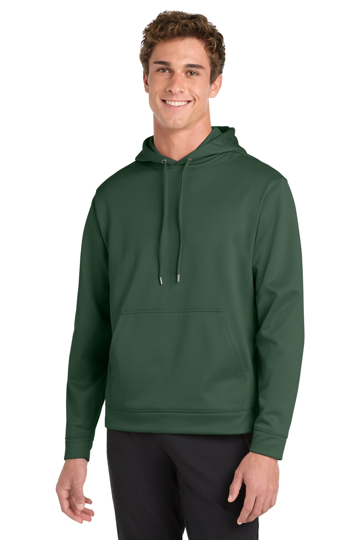 Sport-Tek Men's Sport-Wick Fleece Hooded Pullover