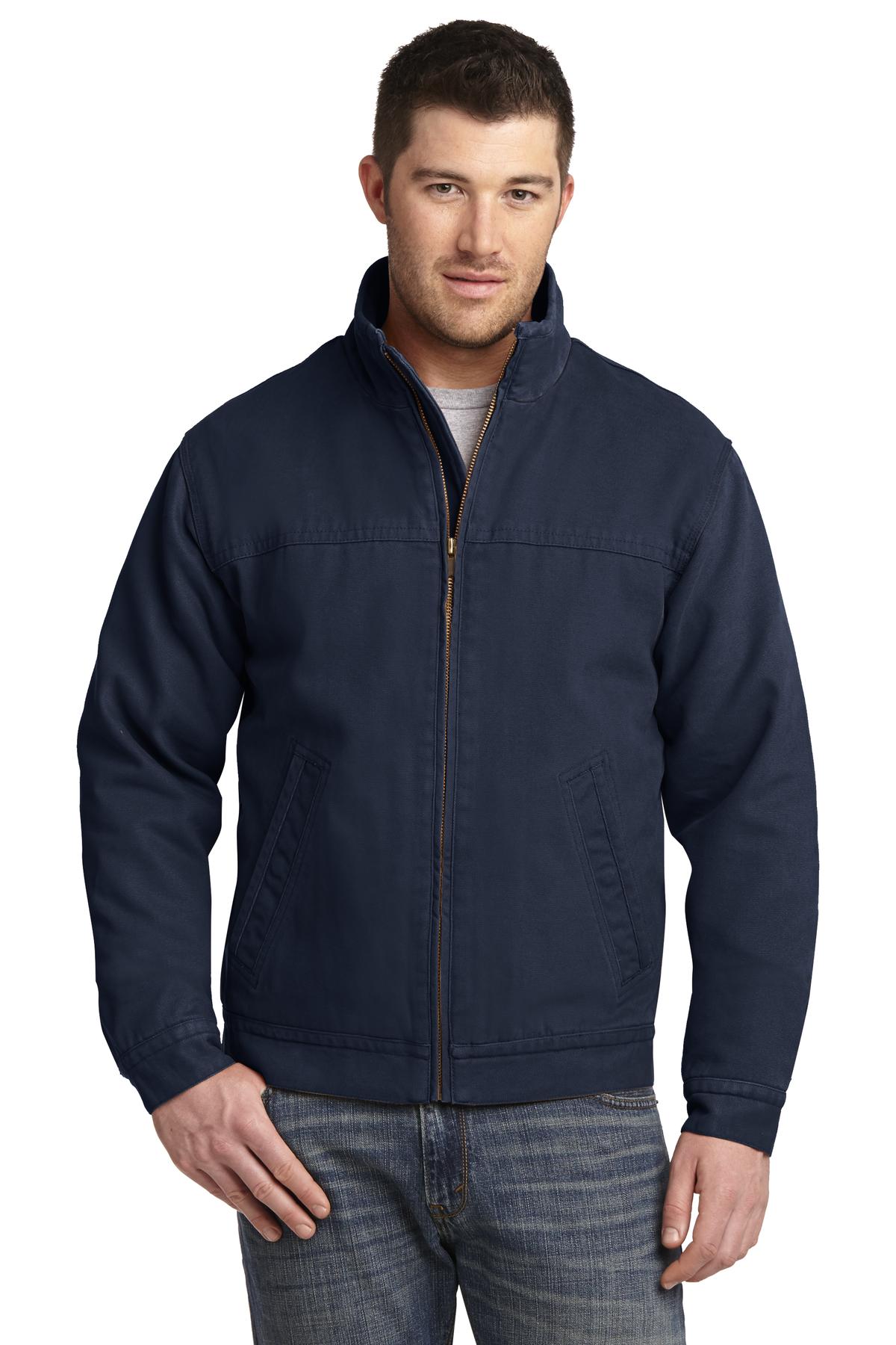 CornerStone Men's Washed Duck Cloth Flannel-Lined Work Jacket