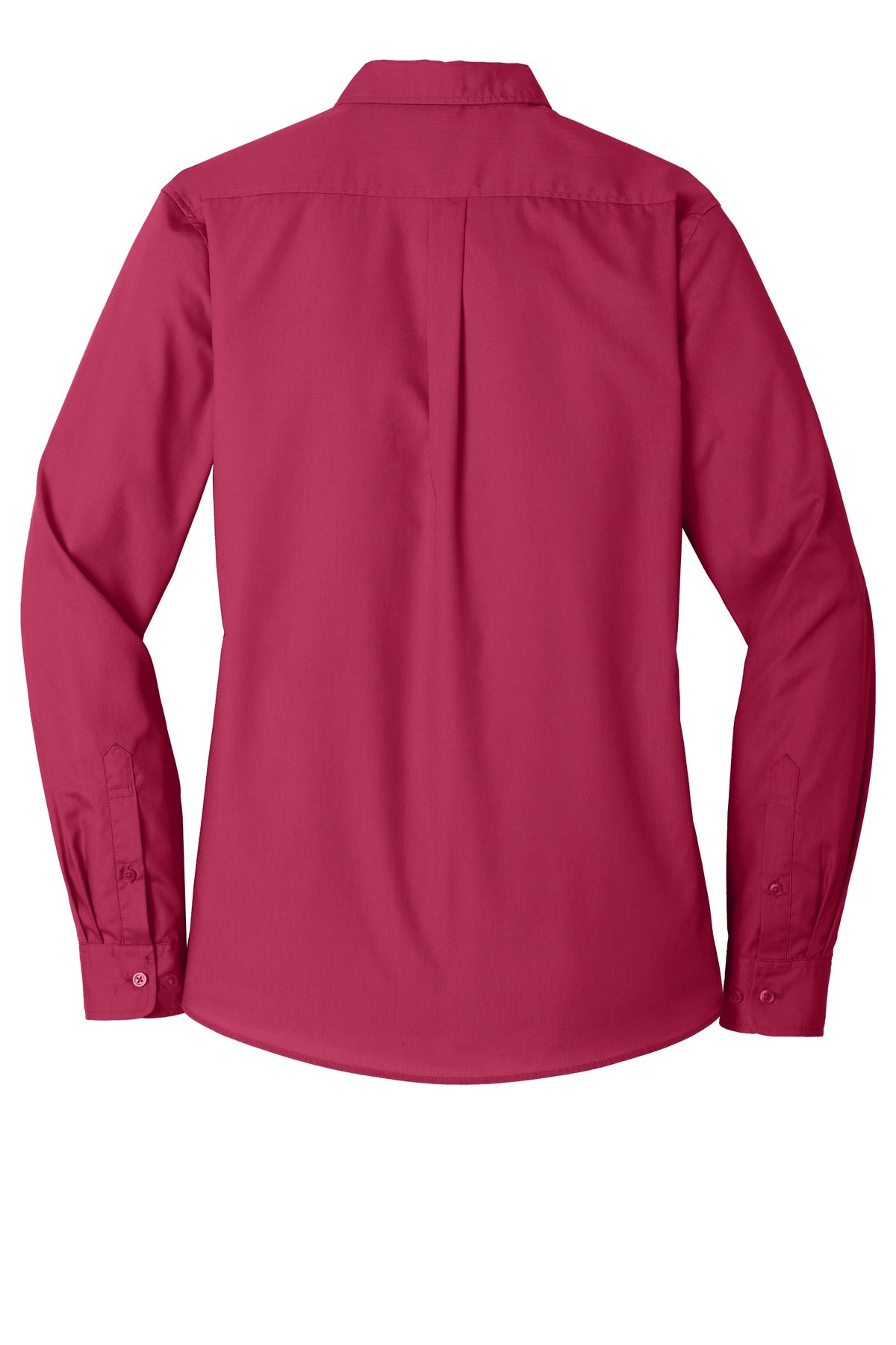 Port Authority Women's Long Sleeve Carefree Poplin Shirt-4