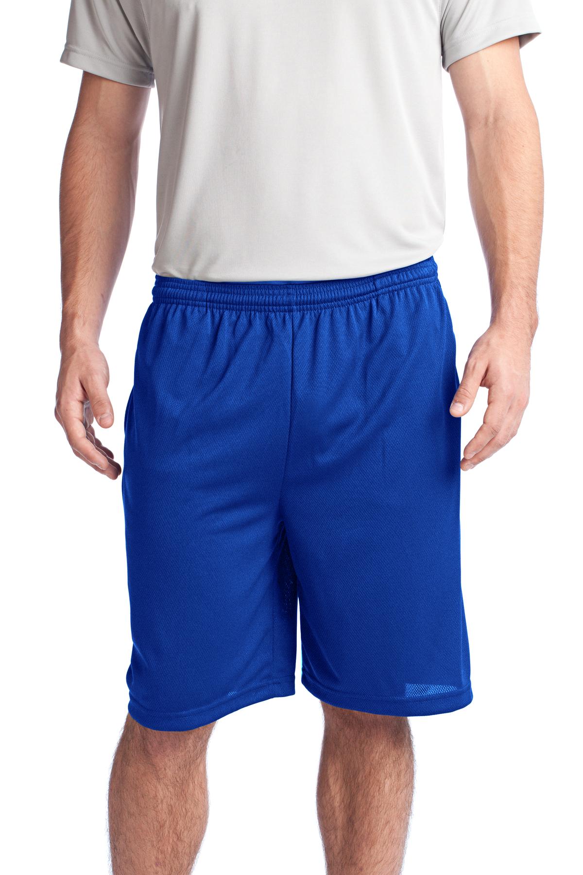 Sport-Tek Men's PosiCharge Tough Mesh Pocket Short-1