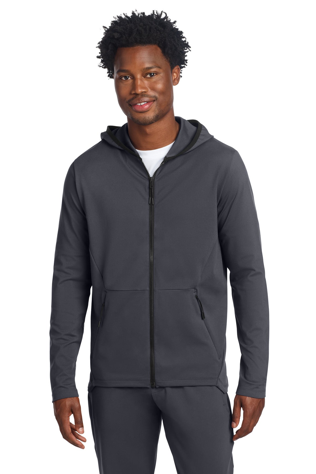 Sport-Tek Men's Circuit Hooded Full-Zip ST870
