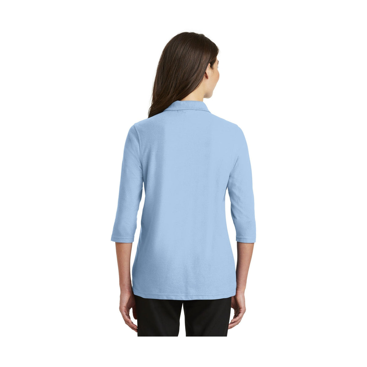 Port Authority Women's Silk Touch 3/4-Sleeve Polo-2