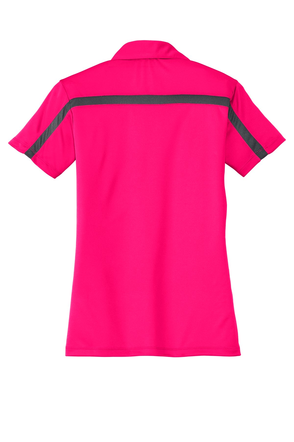Port Authority Women's Silk Touch Performance Colorblock Stripe Polo-4