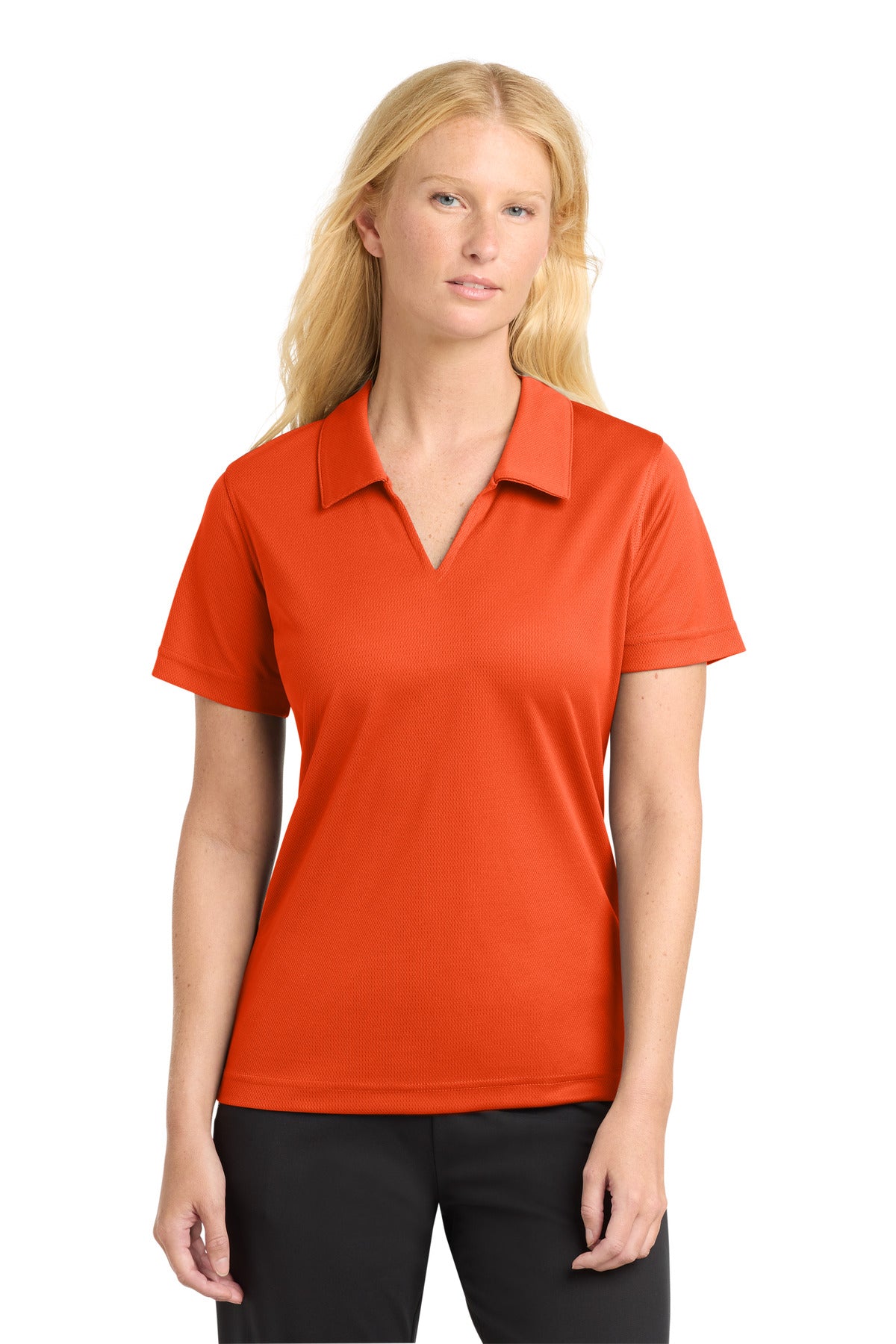 Sport-Tek Women's Dri-Mesh V-Neck Polo
