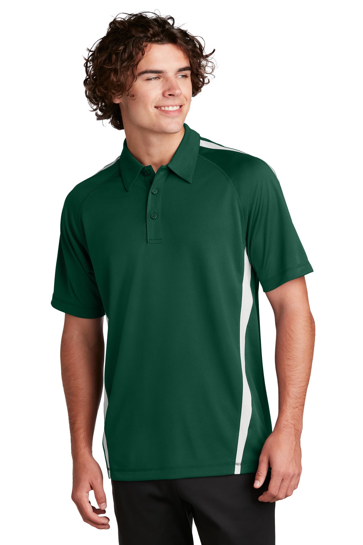 Sport-Tek Men's PosiCharge Micro-Mesh Colorblock Polo