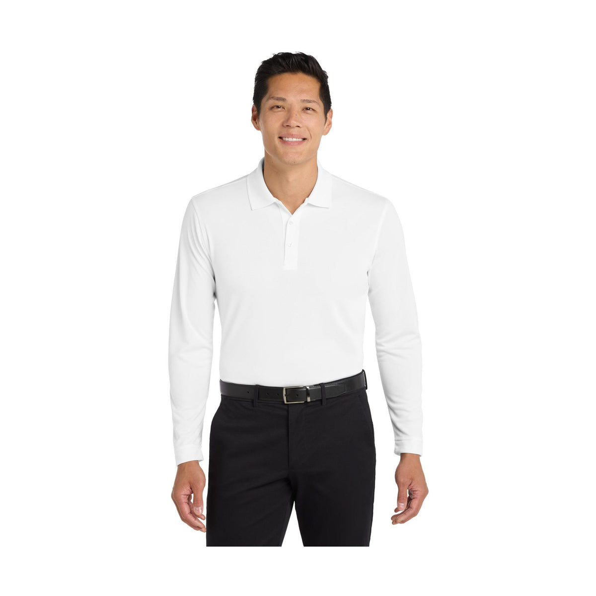 Port Authority Men's Dry Zone UV Micro-Mesh Long Sleeve Polo K110LS
