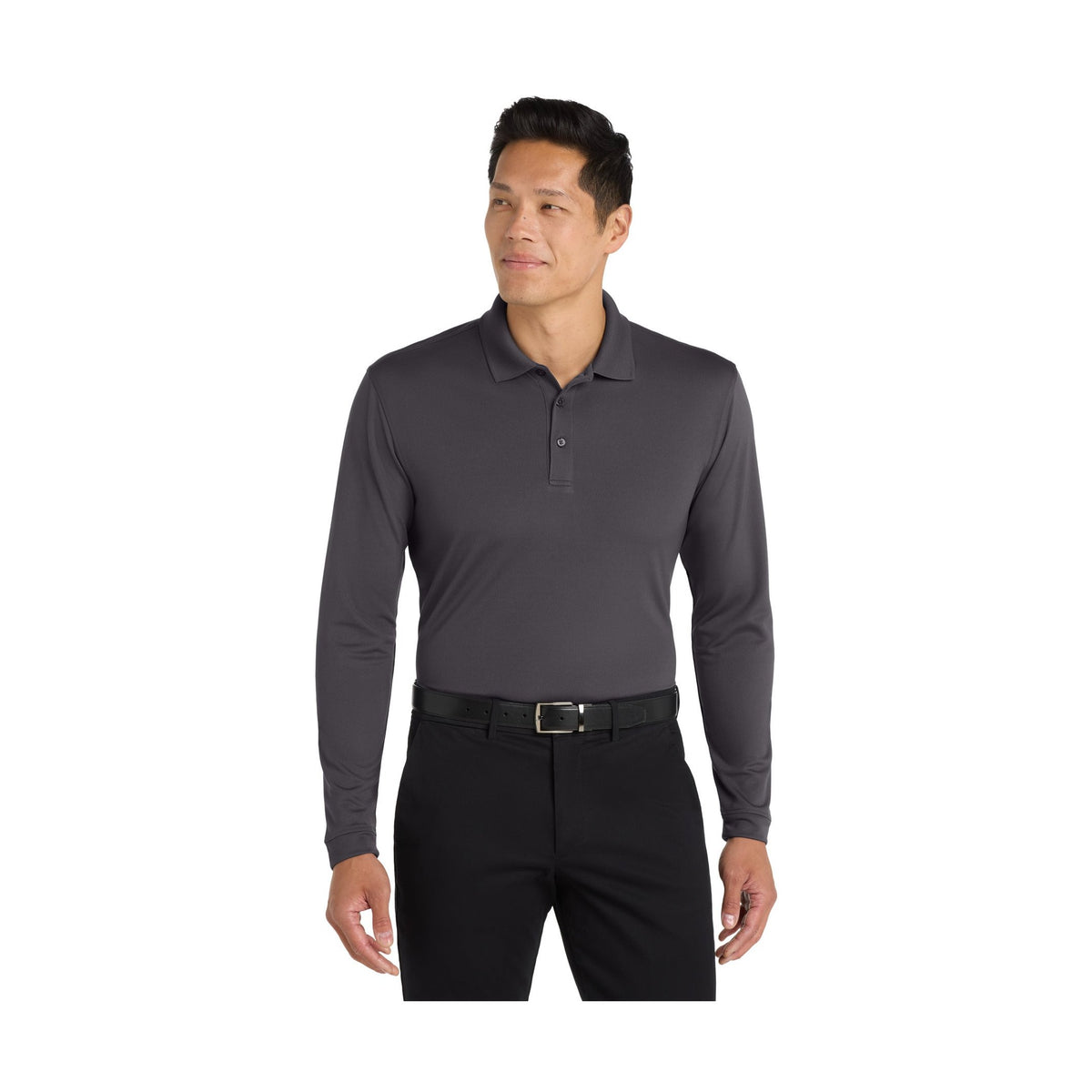 Port Authority Men's Dry Zone UV Micro-Mesh Long Sleeve Polo K110LS