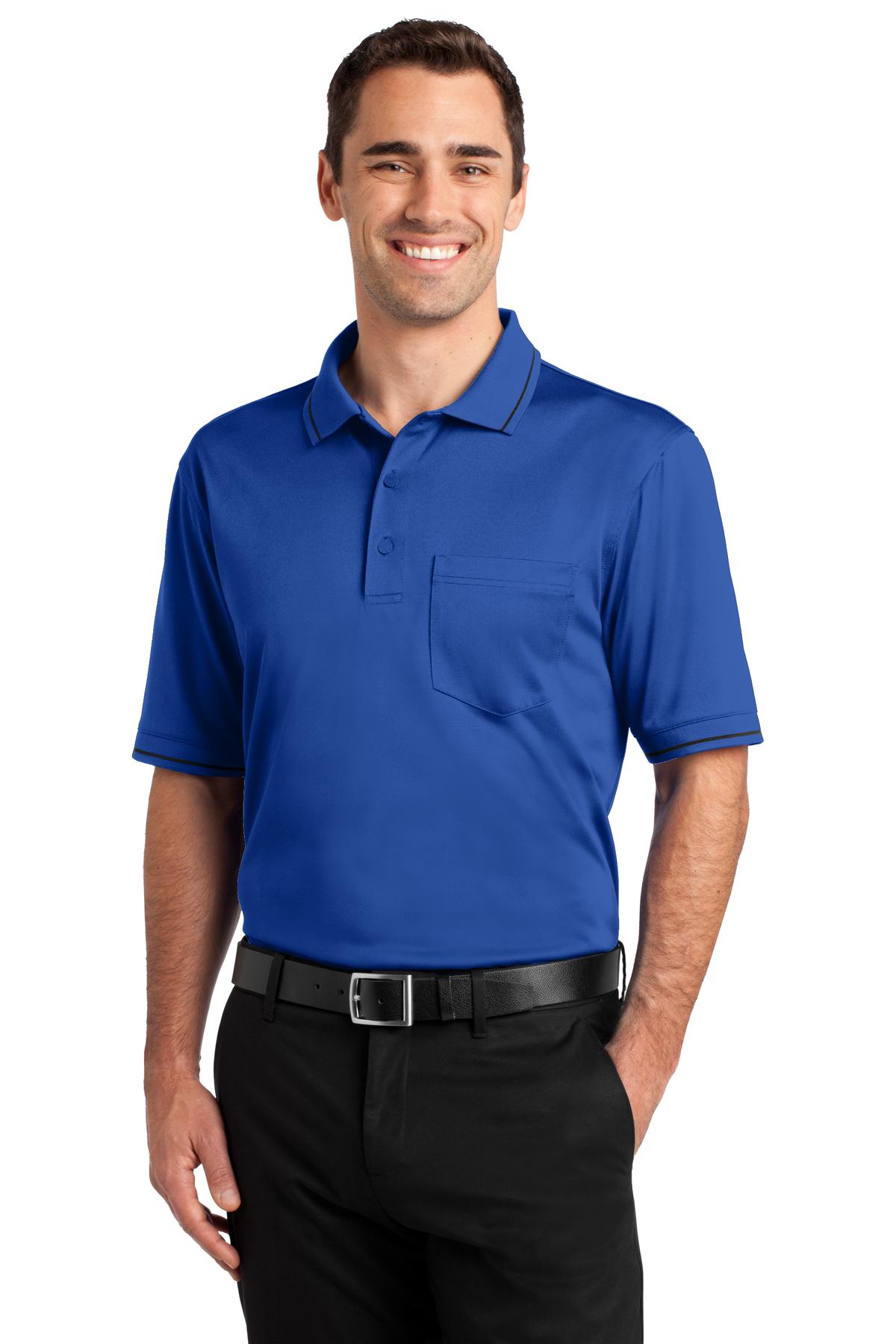 CornerStone Men's Select Snag-Proof Tipped Pocket Polo