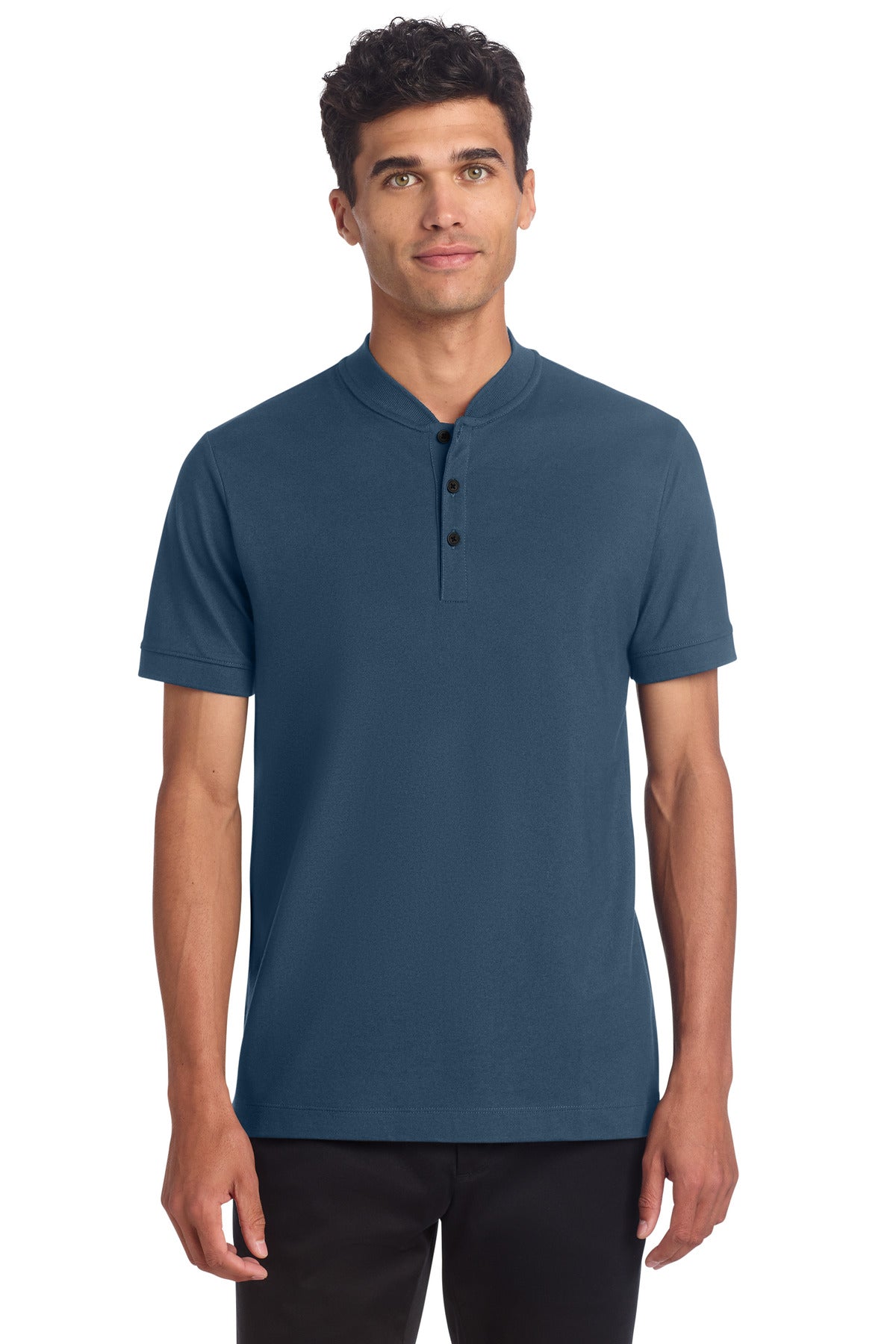 Mercer+Mettle Men's Stretch Pique Henley MM1008