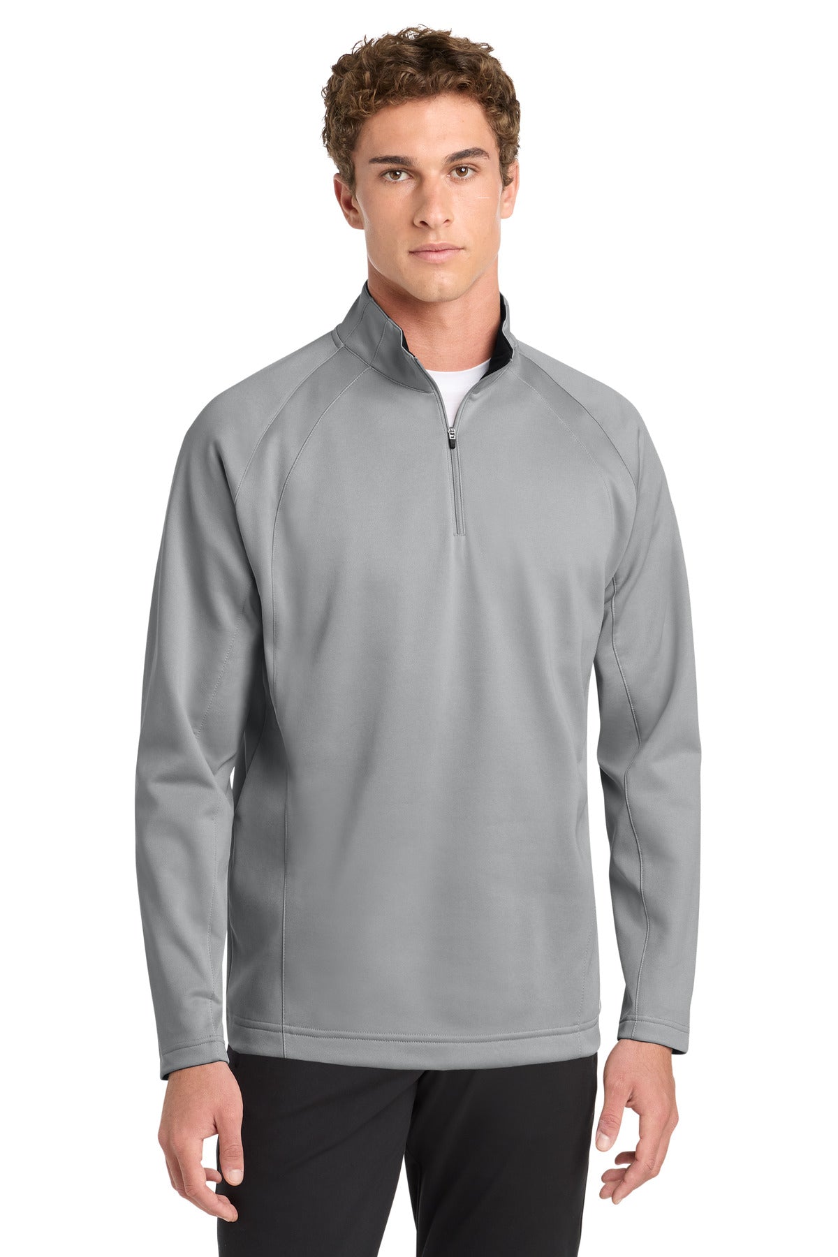 Sport-Tek Men's Sport-Wick Fleece 1/4-Zip Pullover
