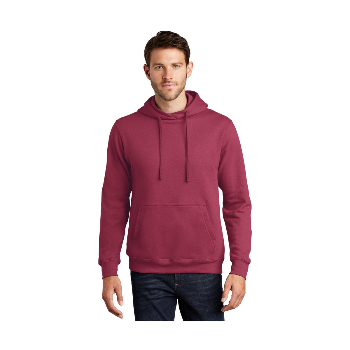 Port & Co Men's Fan Favorite Fleece Pullover Hooded Sweatshirt