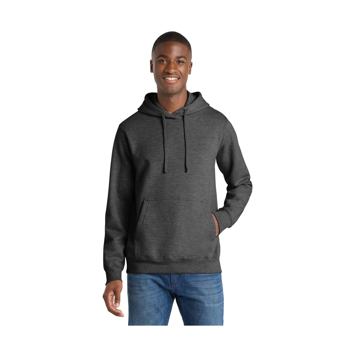 Port & Co Men's Fan Favorite Fleece Pullover Hooded Sweatshirt