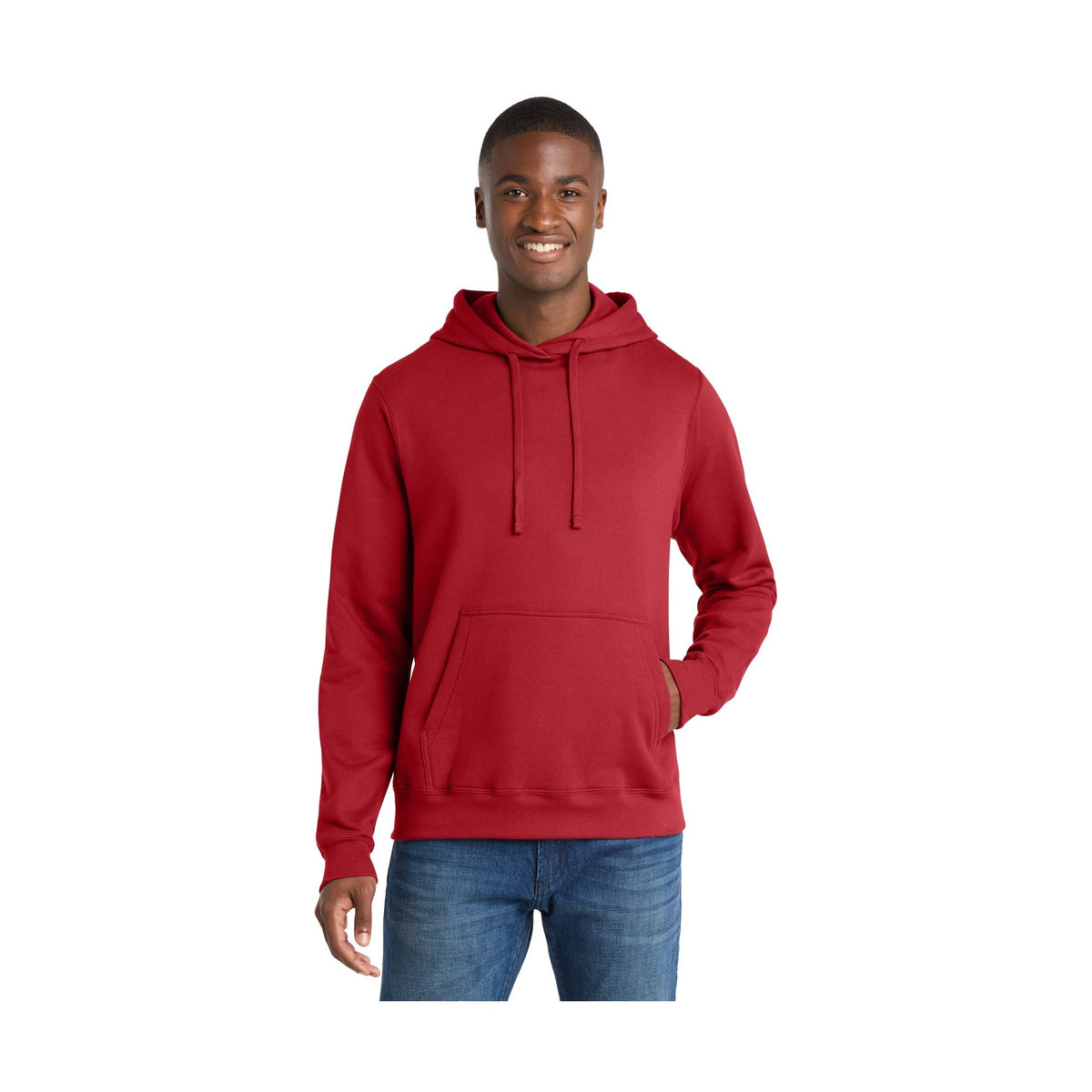 Port & Co Men's Fan Favorite Fleece Pullover Hooded Sweatshirt