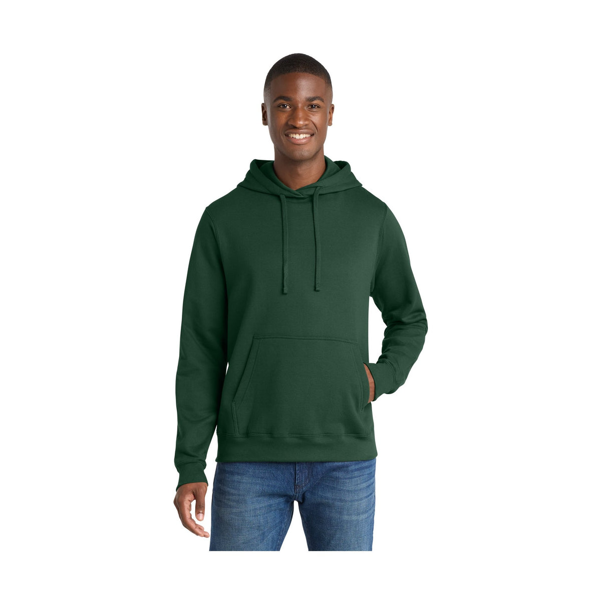 Port & Co Men's Fan Favorite Fleece Pullover Hooded Sweatshirt