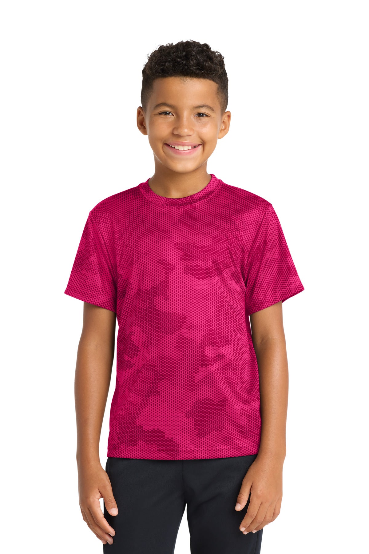 Sport-Tek Youth CamoHex Tee