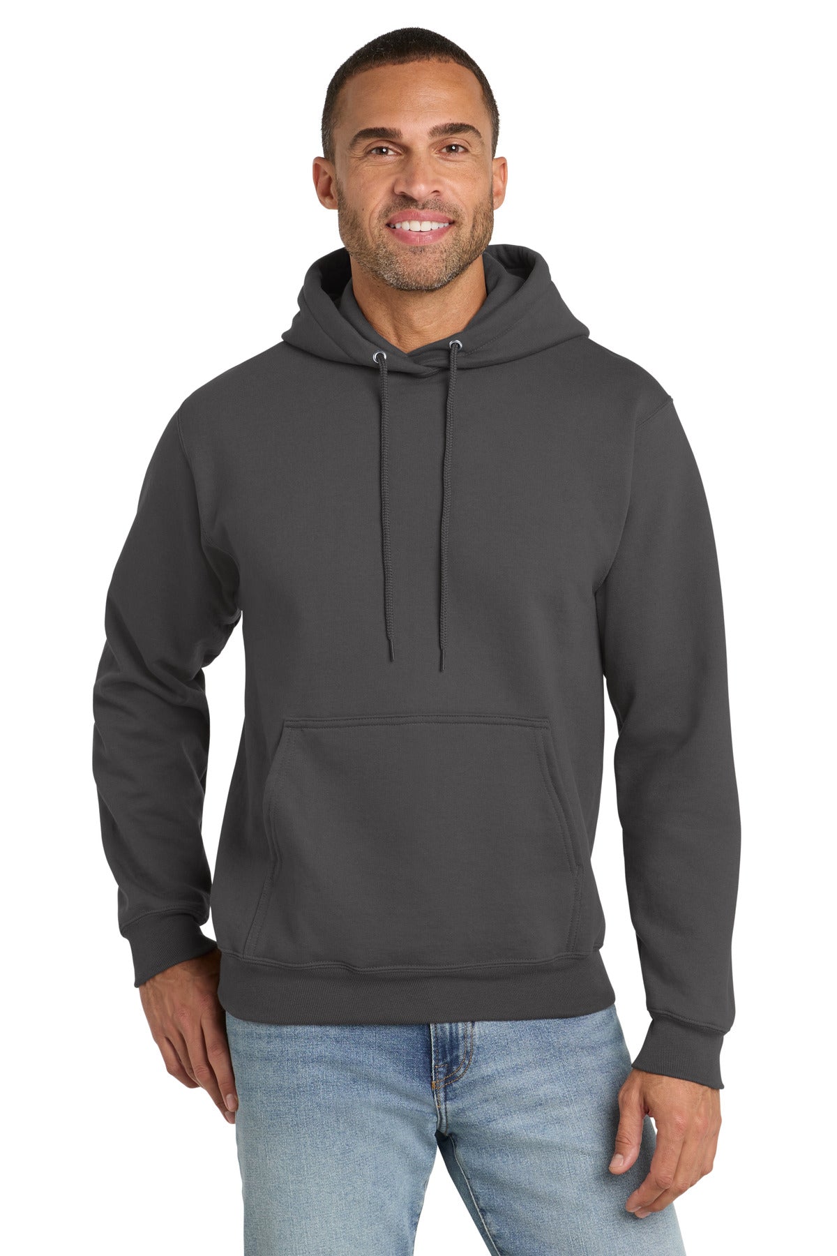 Port & Co Men's Tall Essential Fleece Pullover Hooded Sweatshirt