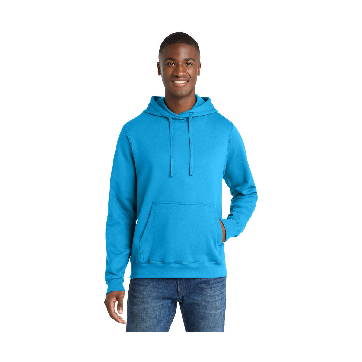 Port & Co Men's Fan Favorite Fleece Pullover Hooded Sweatshirt