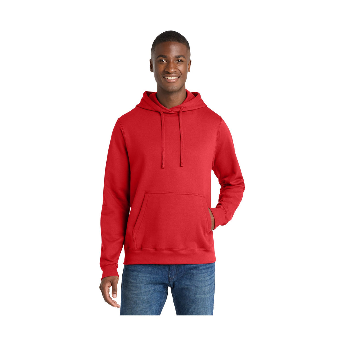 Port & Co Men's Fan Favorite Fleece Pullover Hooded Sweatshirt