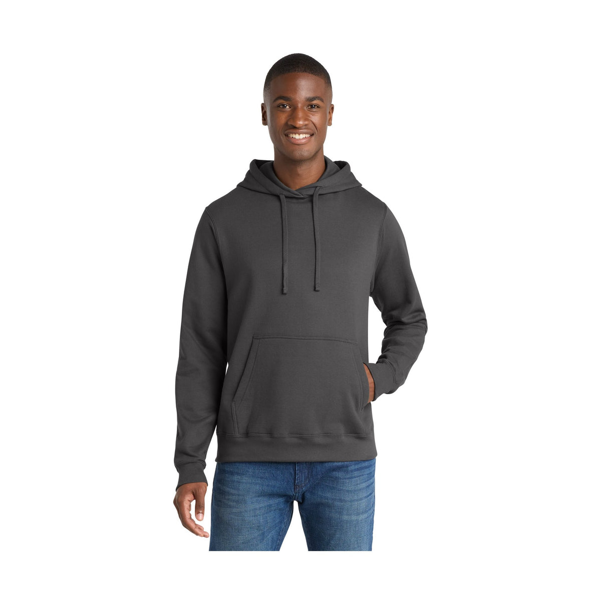 Port & Co Men's Fan Favorite Fleece Pullover Hooded Sweatshirt
