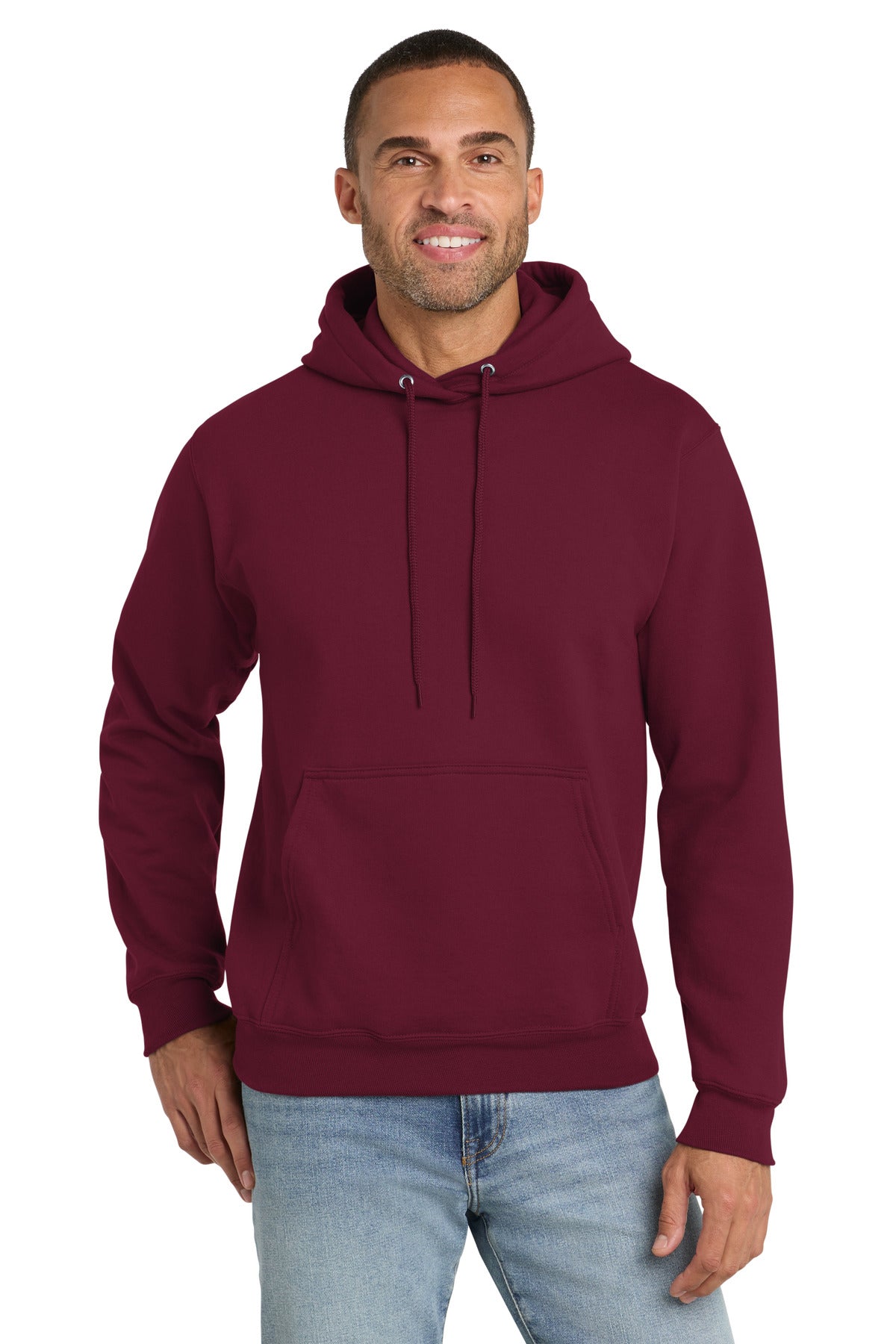 Port & Co Men's Tall Essential Fleece Pullover Hooded Sweatshirt