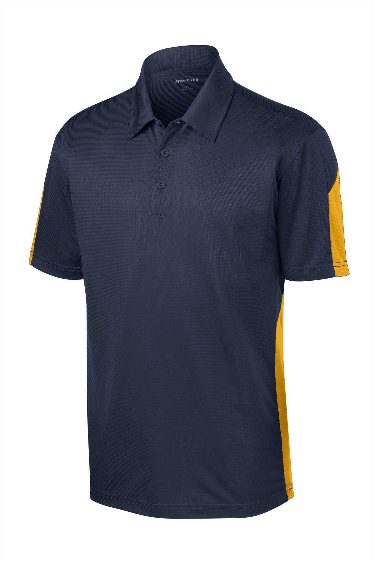 Sport-Tek Men's PosiCharge Active Textured Colorblock Polo-3