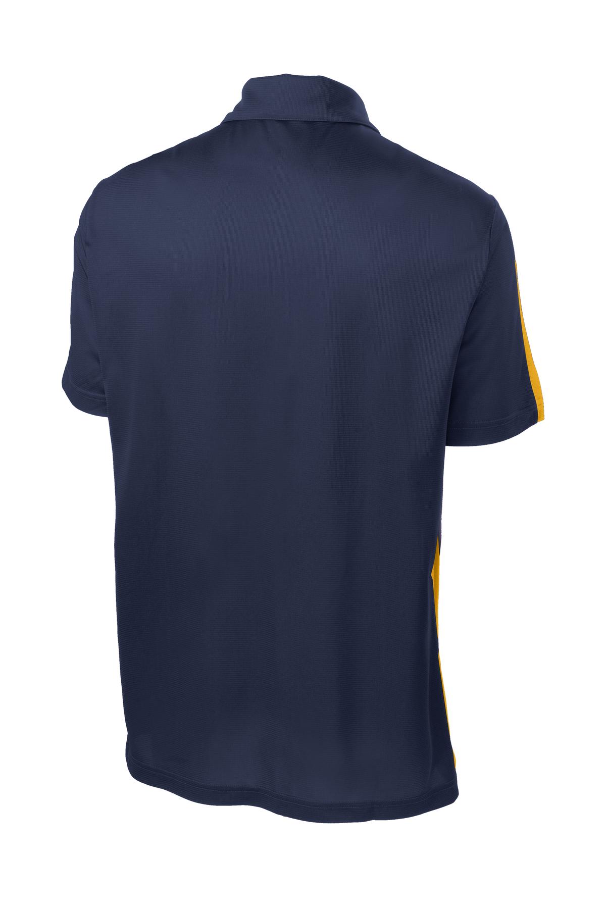 Sport-Tek Men's PosiCharge Active Textured Colorblock Polo-4
