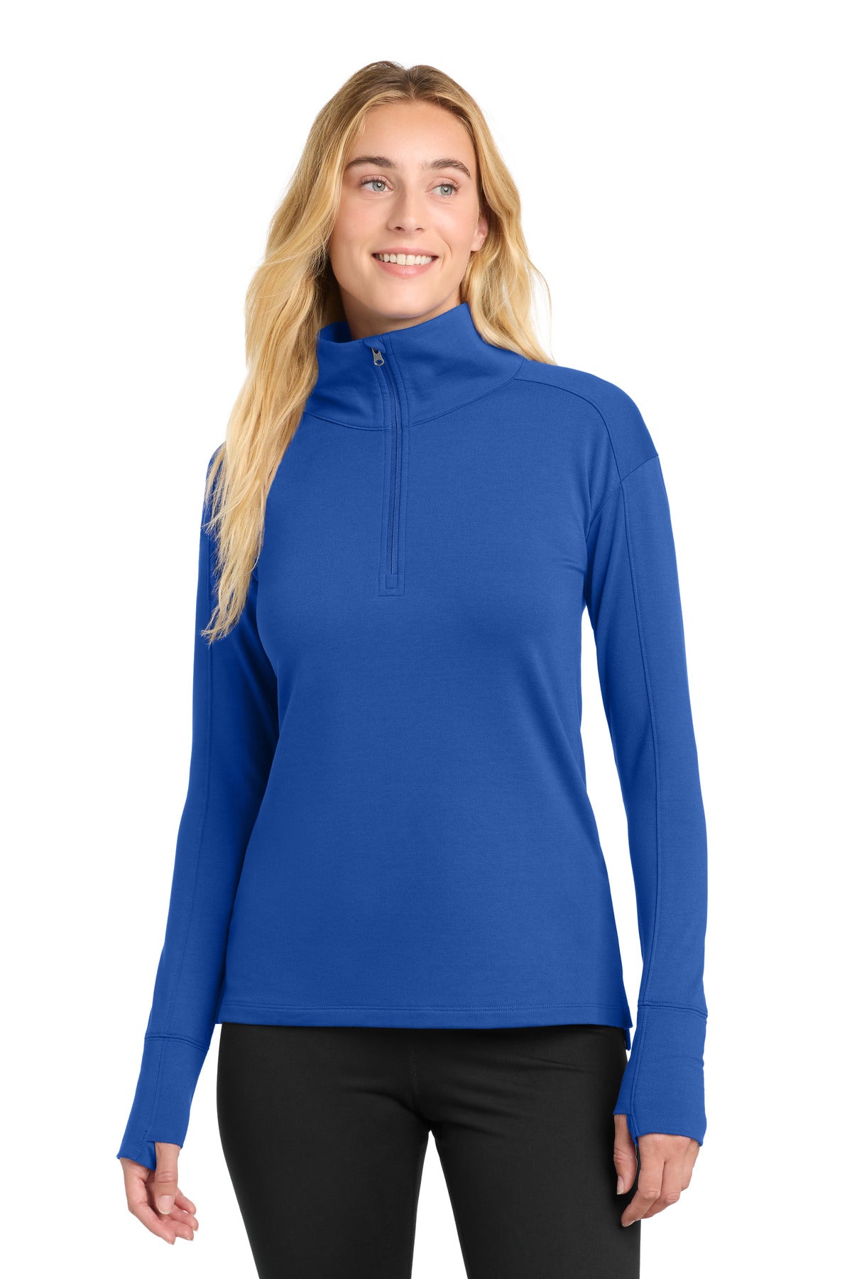 Sport-Tek Women's Sport-Wick Flex Fleece 1/4-Zip