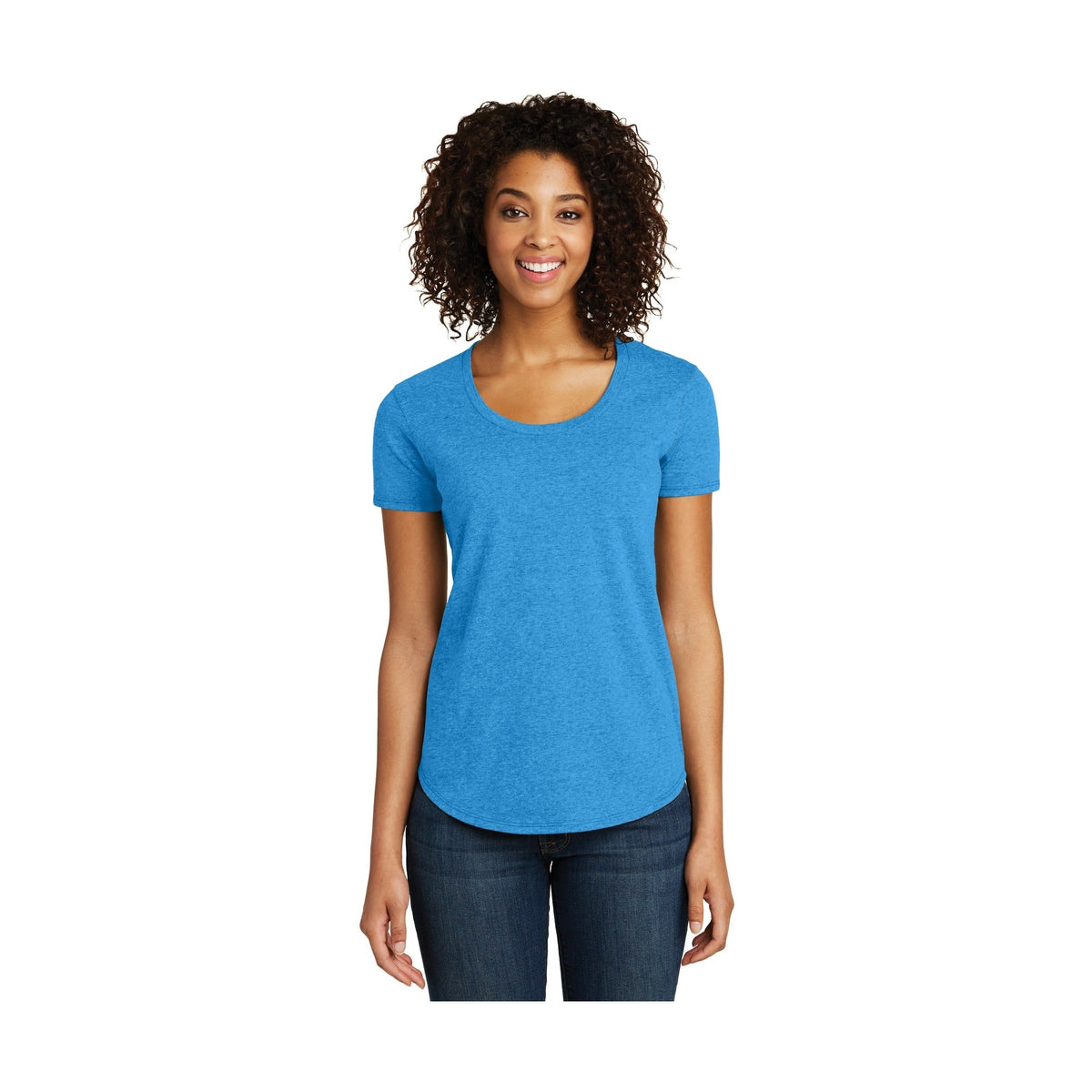 District Women's Fitted Very Important Tee Scoop Neck