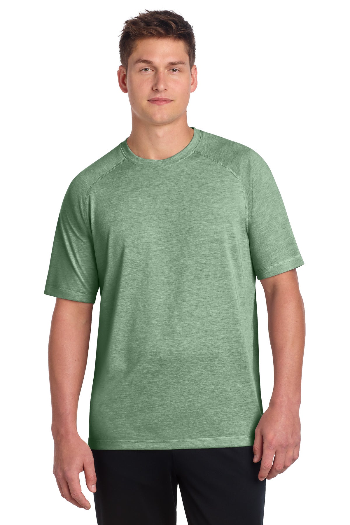 Sport-Tek Men's PosiCharge Tri-Blend Wicking Raglan Tee