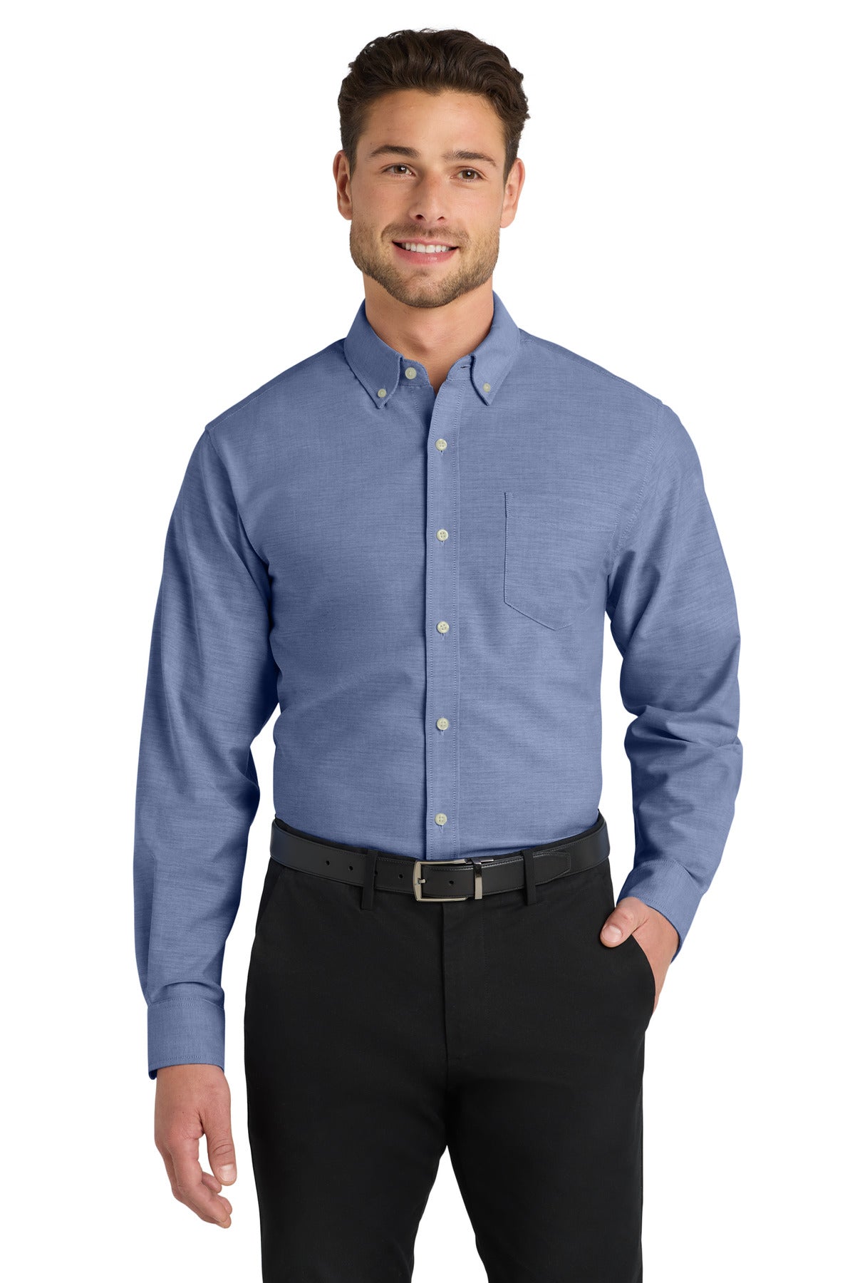 Port Authority Men's Untucked Fit SuperPro Oxford S651