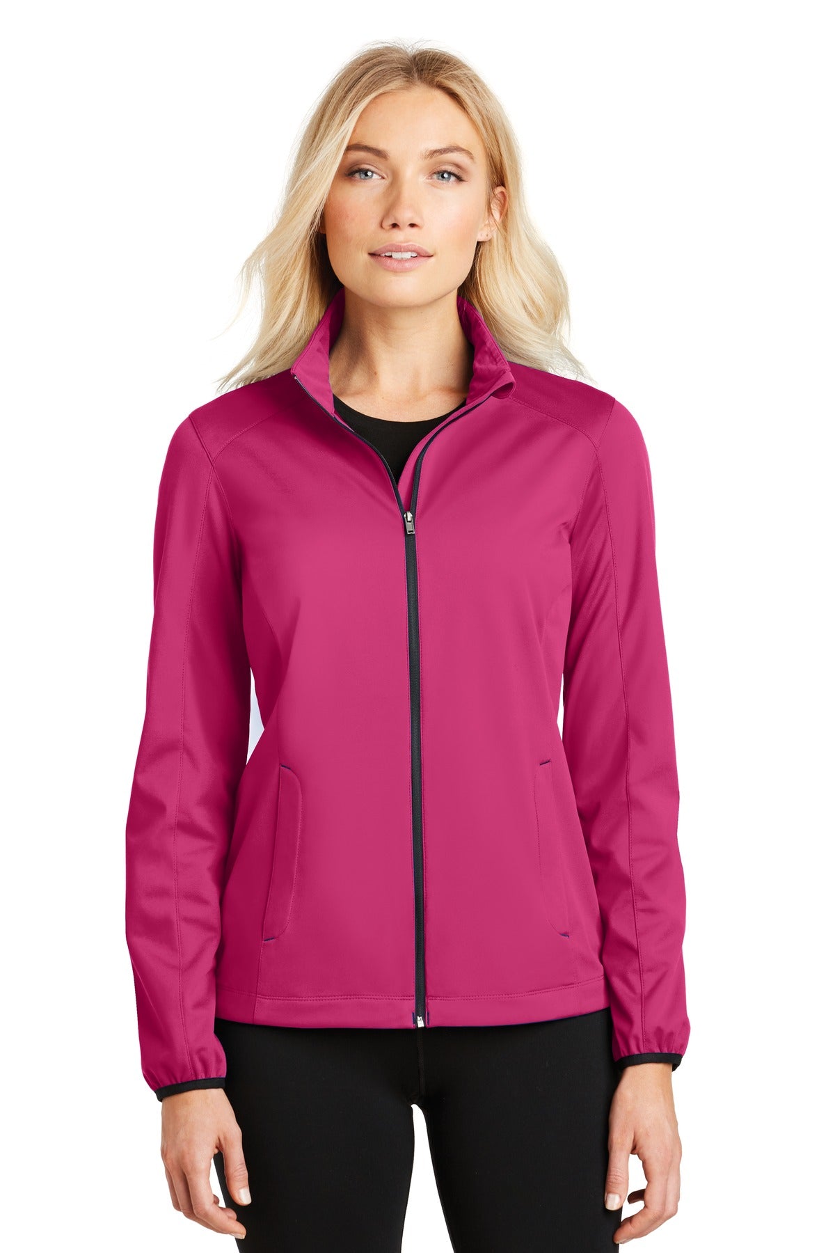 Port Authority Women's Active Soft Shell Jacket-1