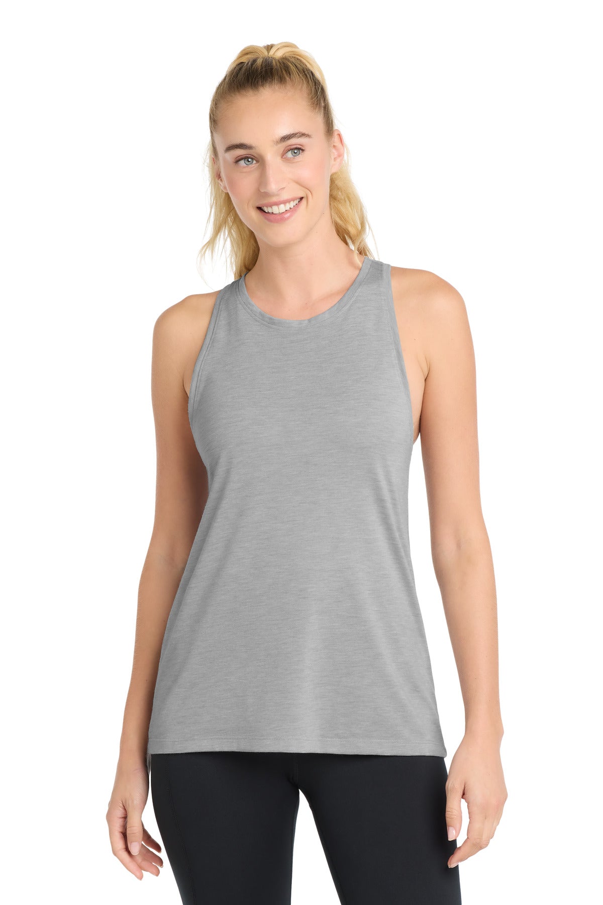 Sport-Tek Women's PosiCharge Tri-Blend Wicking Tank