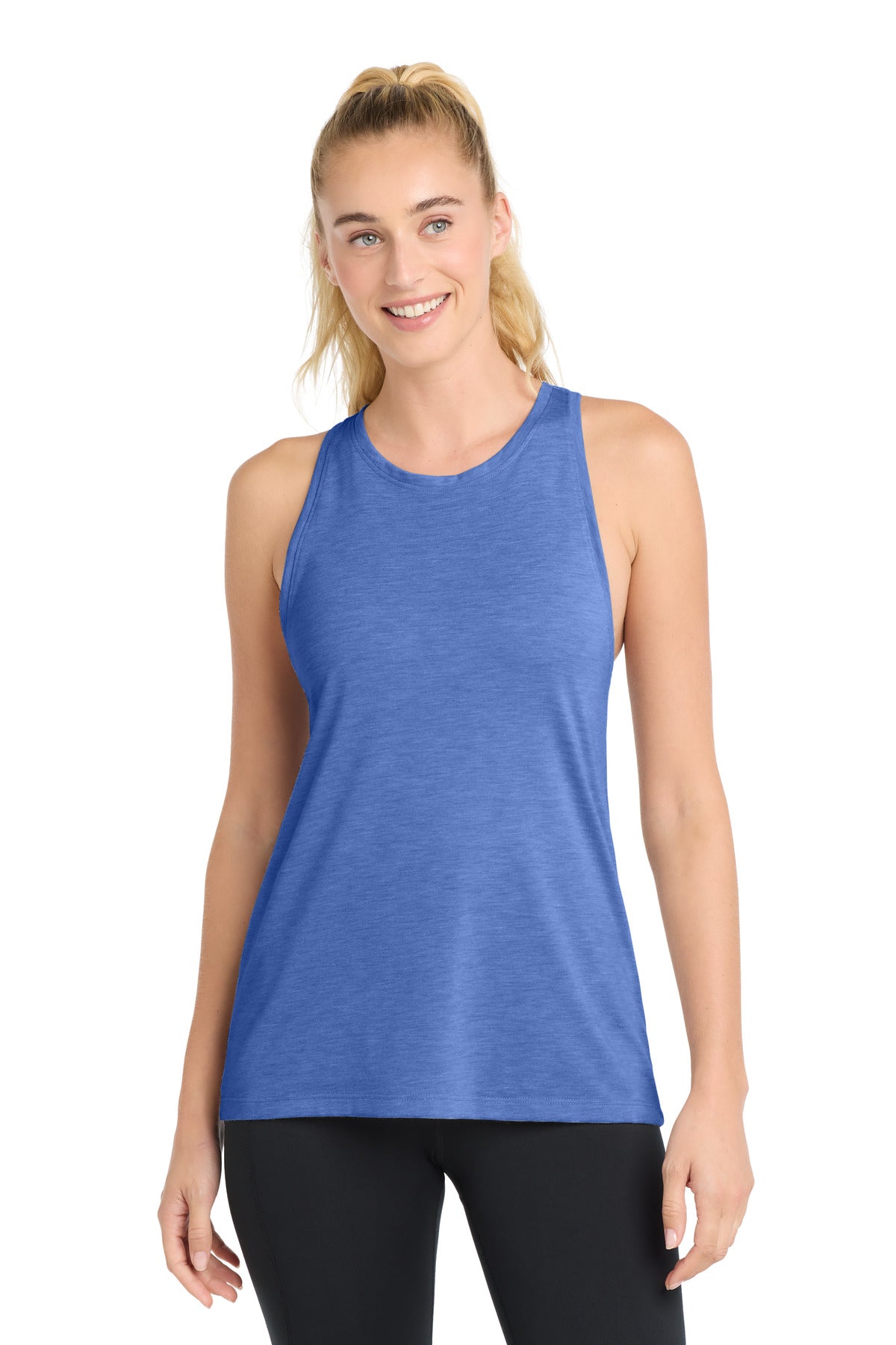 Sport-Tek Women's PosiCharge Tri-Blend Wicking Tank