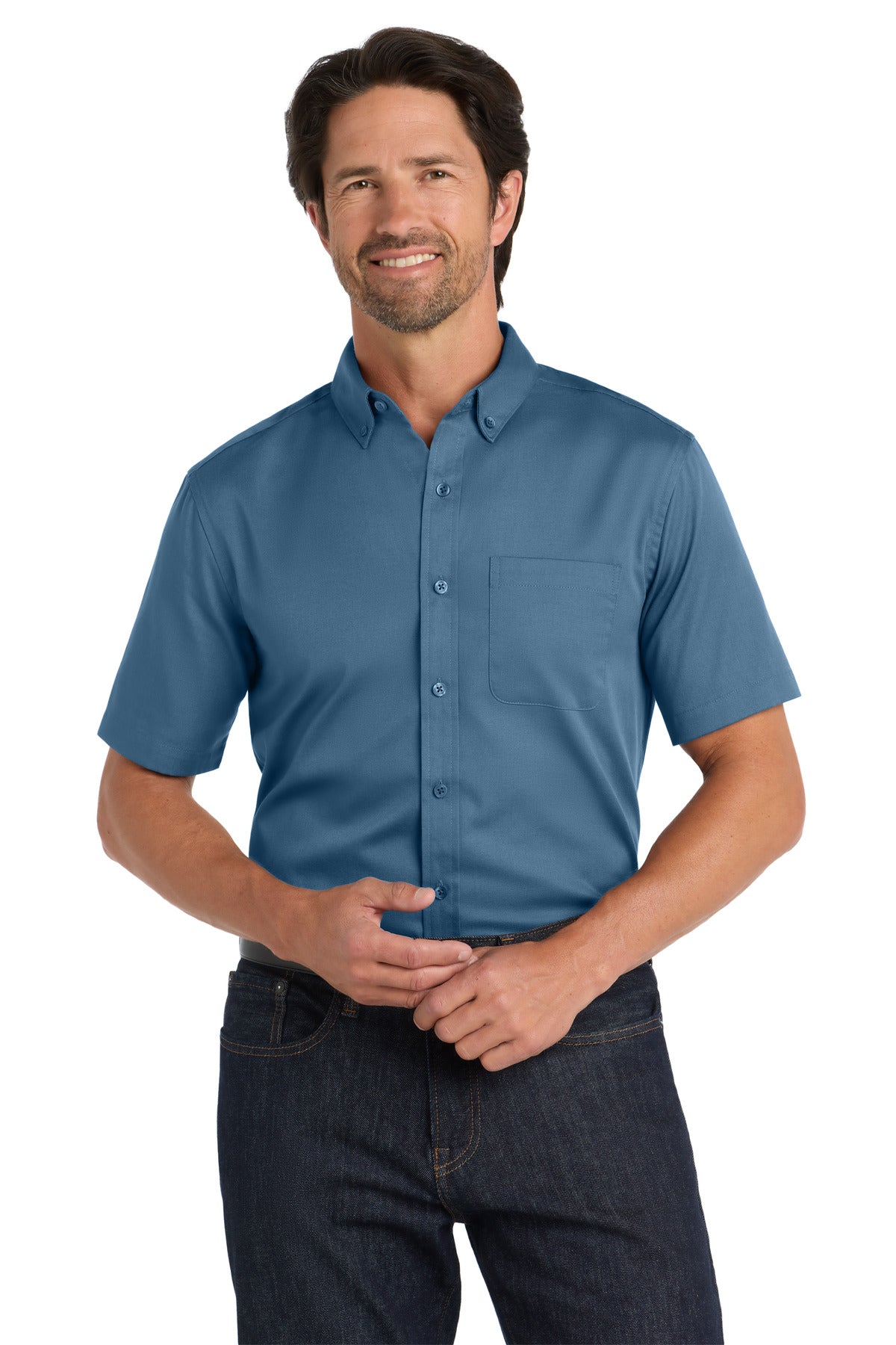 Port Authority Men's Short Sleeve SuperPro React Twill Shirt