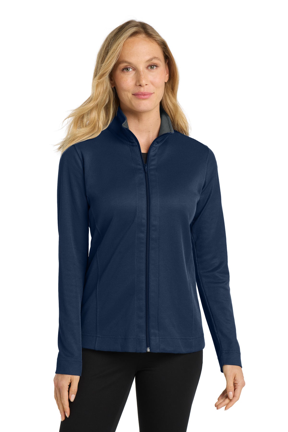 Port Authority Women's Vertical Texture Full-Zip Jacket