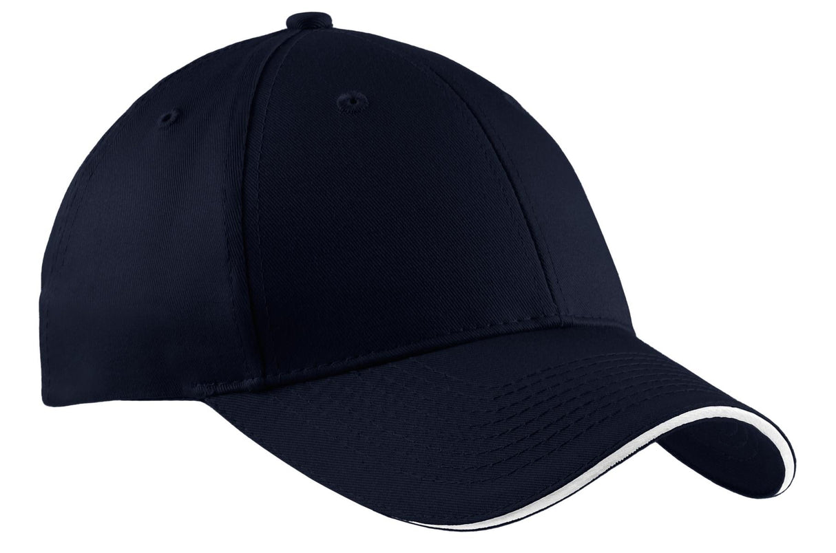 Port Authority Cotton Twill Sandwich Bill Cap