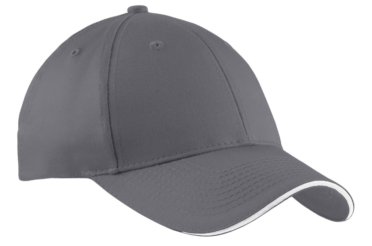 Port Authority Cotton Twill Sandwich Bill Cap