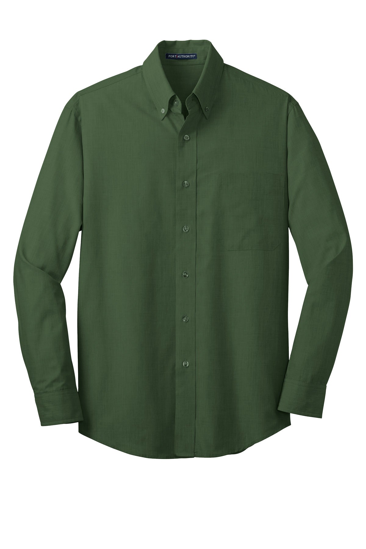 Port Authority Men's Tall Crosshatch Easy Care Shirt-3