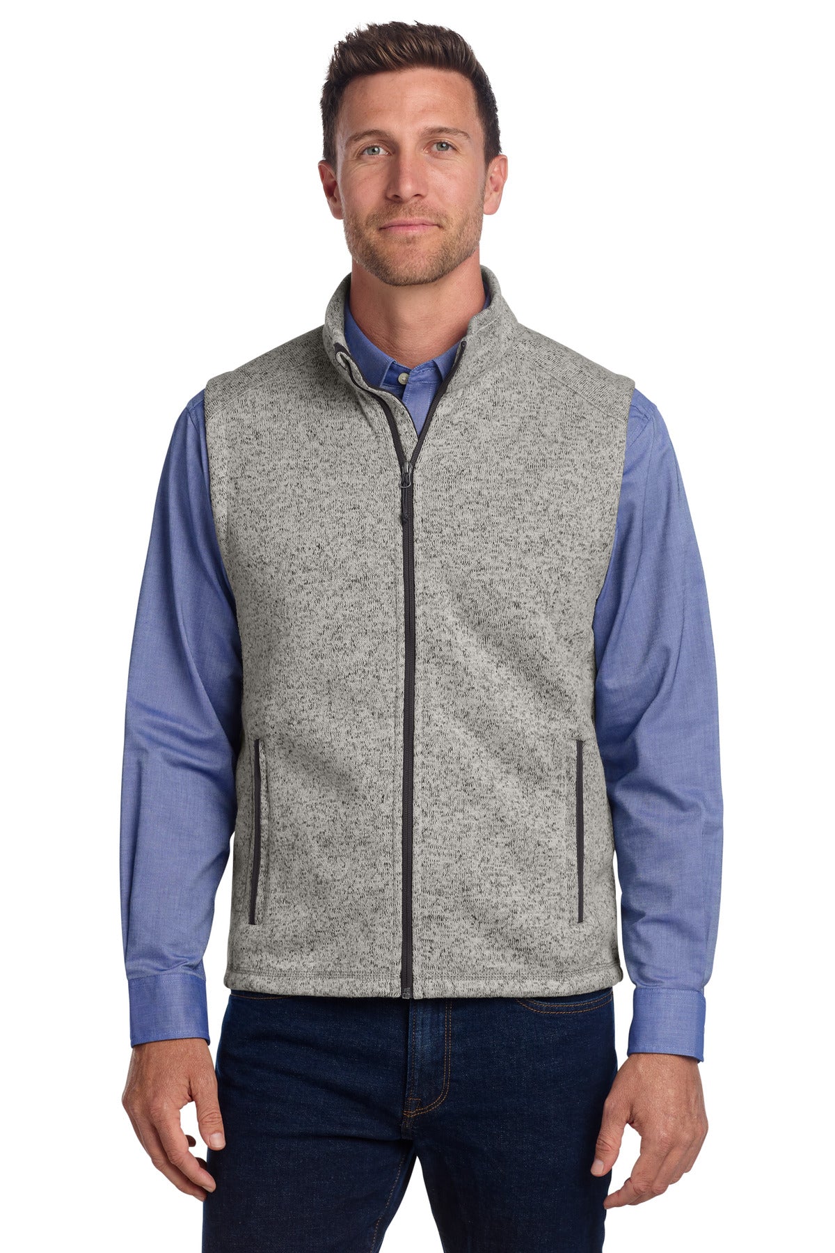 Port Authority Men's Sweater Fleece Vest F236