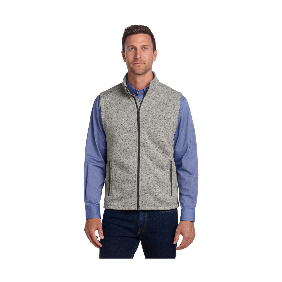 Port Authority Men's Sweater Fleece Vest F236
