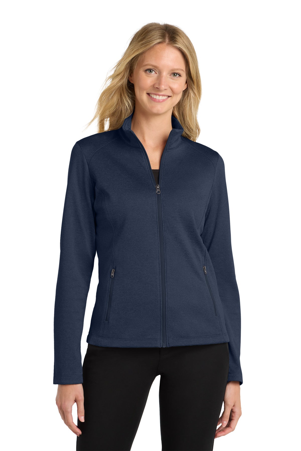 Port Authority Women's Diamond Heather Fleece Full-Zip Jacket L249