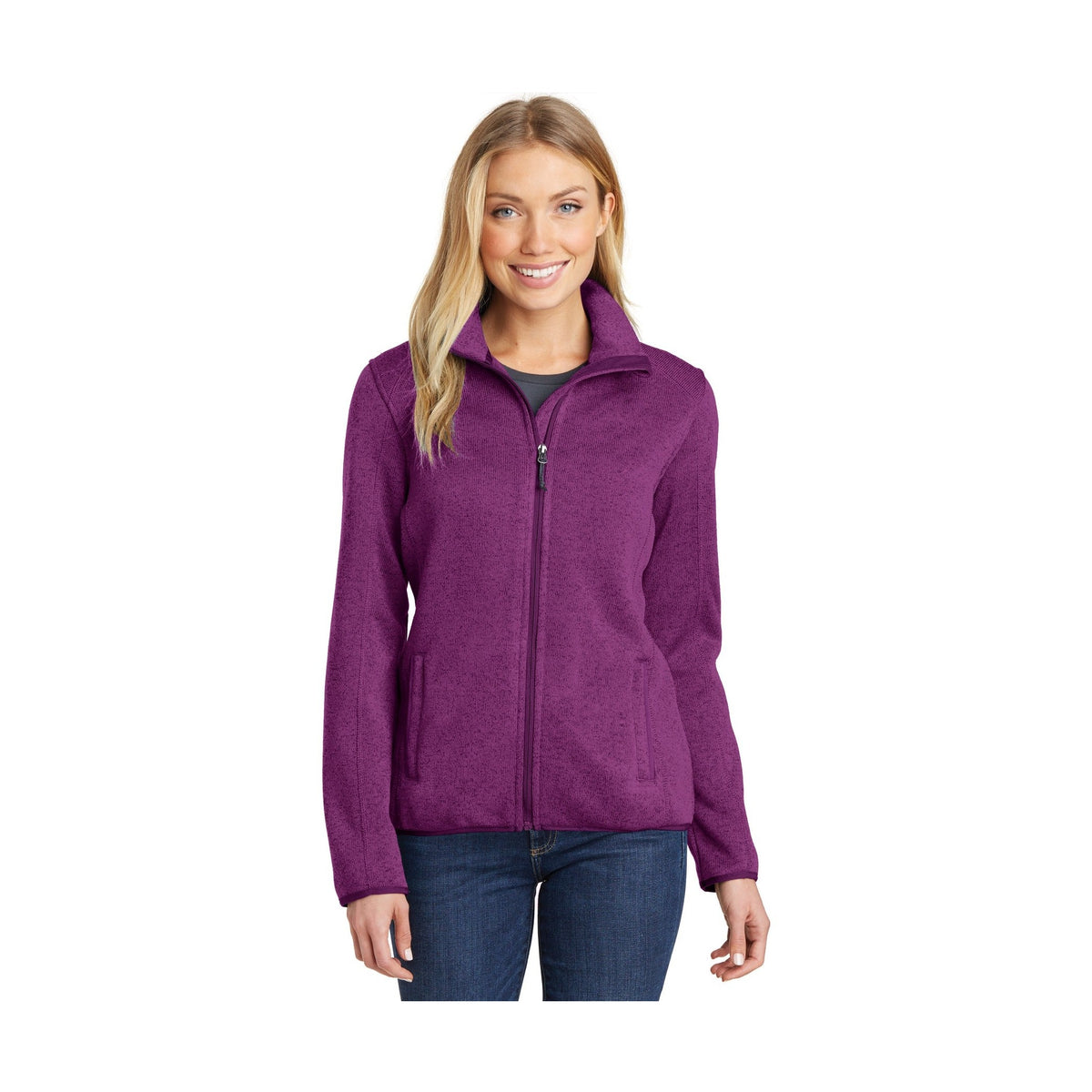 Port Authority Women's Sweater Fleece Jacket