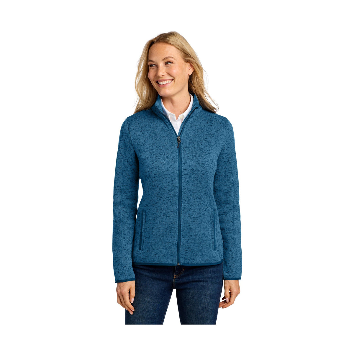 Port Authority Women's Sweater Fleece Jacket