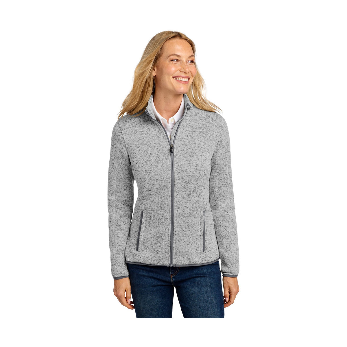 Port Authority Women's Sweater Fleece Jacket