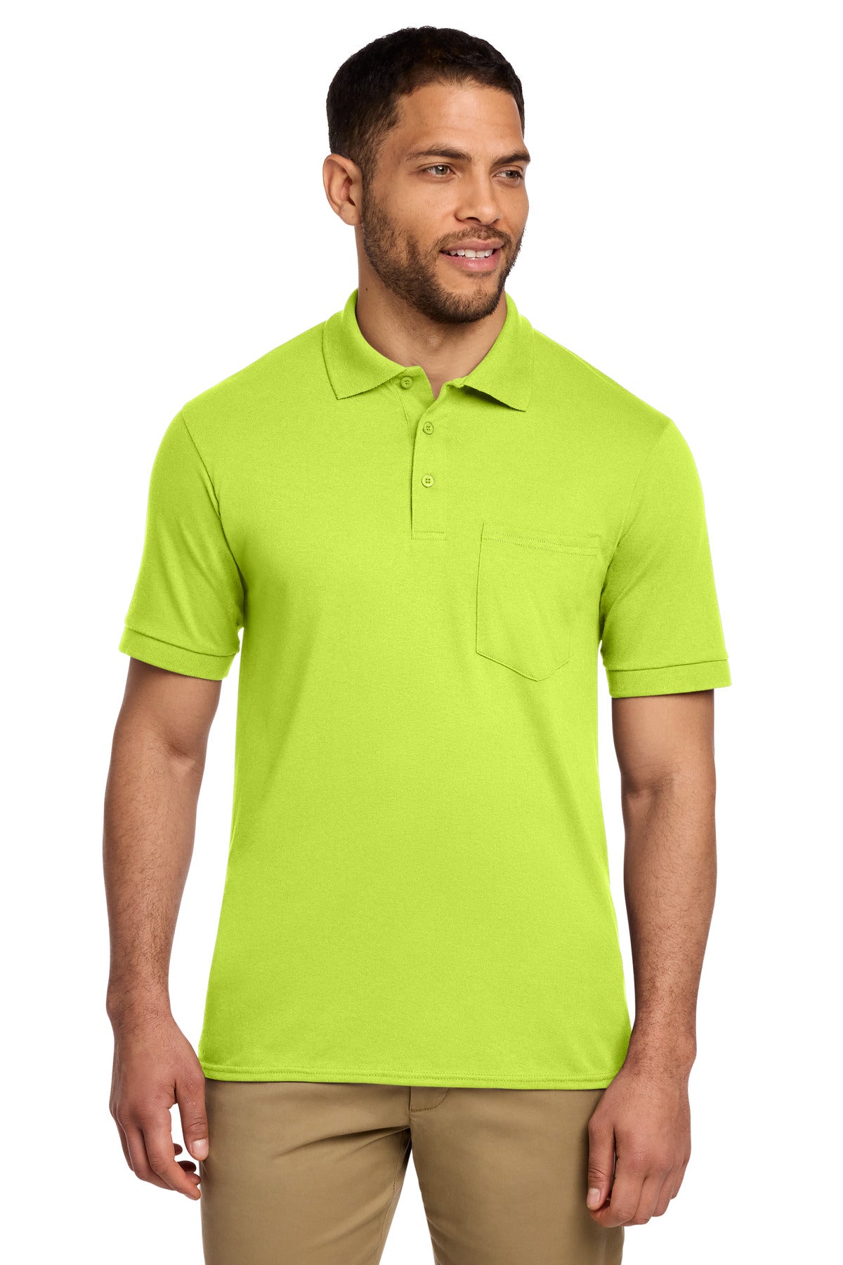 Port & Co Men's Core Blend Jersey Knit Pocket Polo