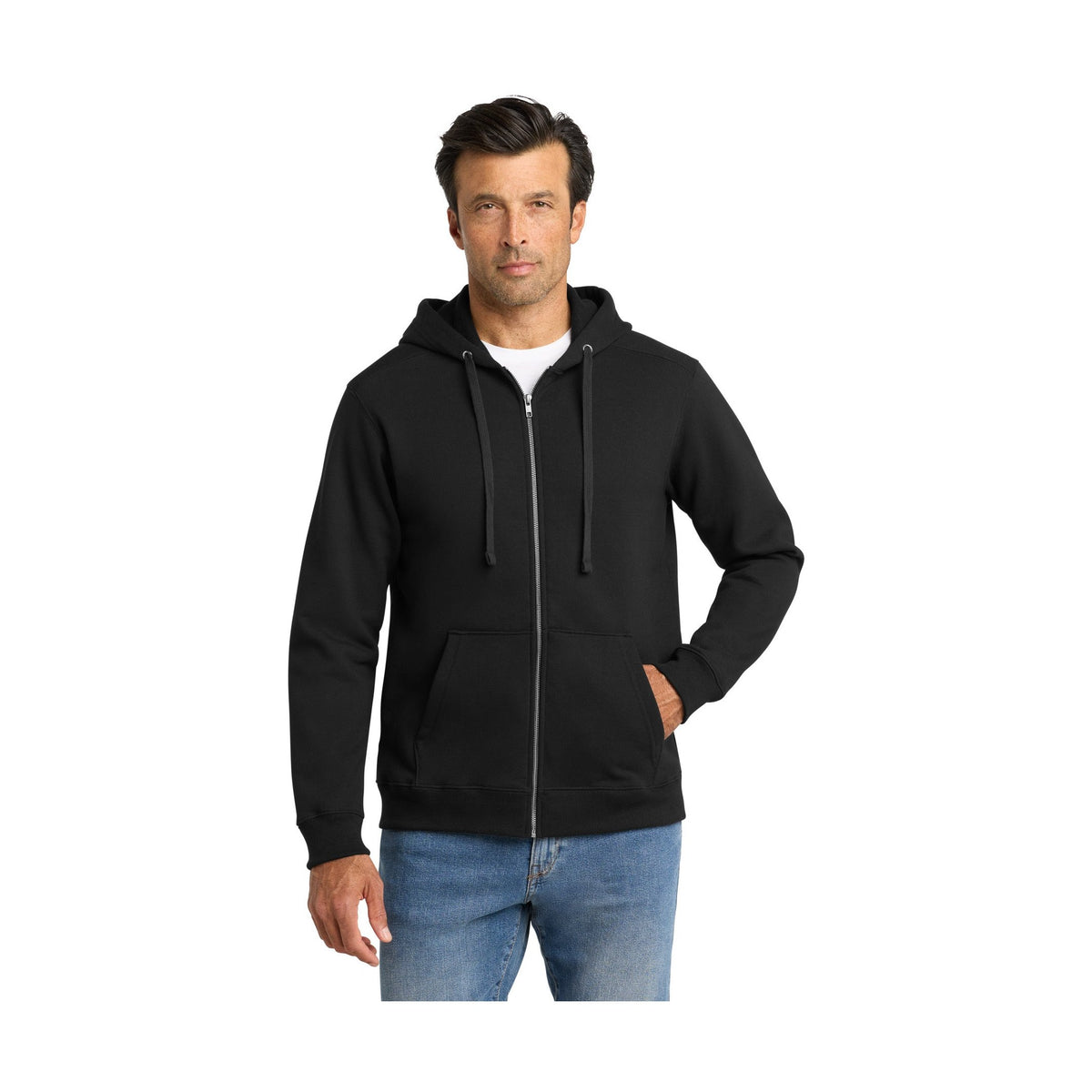 Volunteer Knitwear Men's Chore Fleece Full-Zip Hoodie VL130ZH