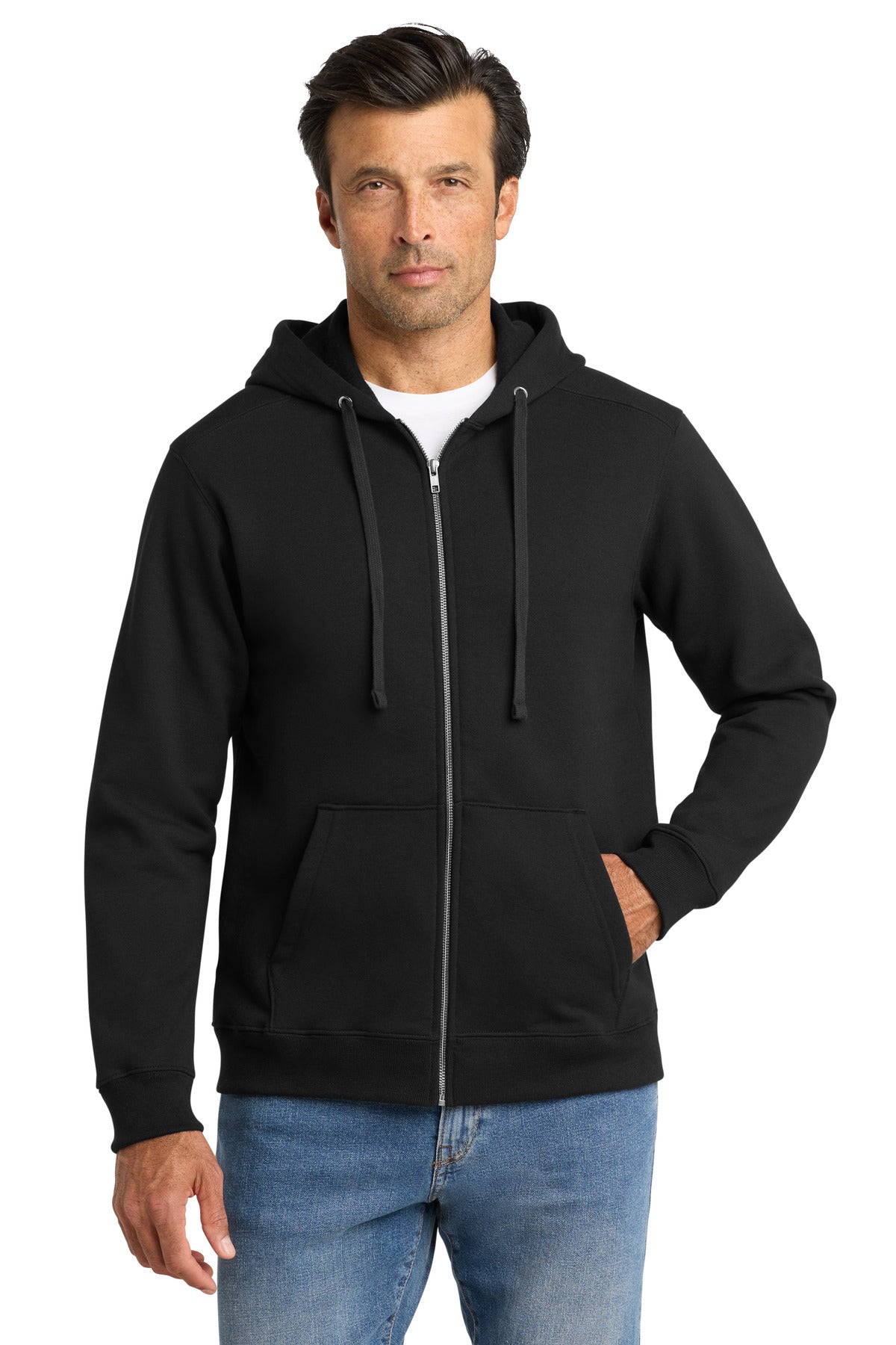 Volunteer Knitwear Men's Chore Fleece Full-Zip Hoodie VL130ZH