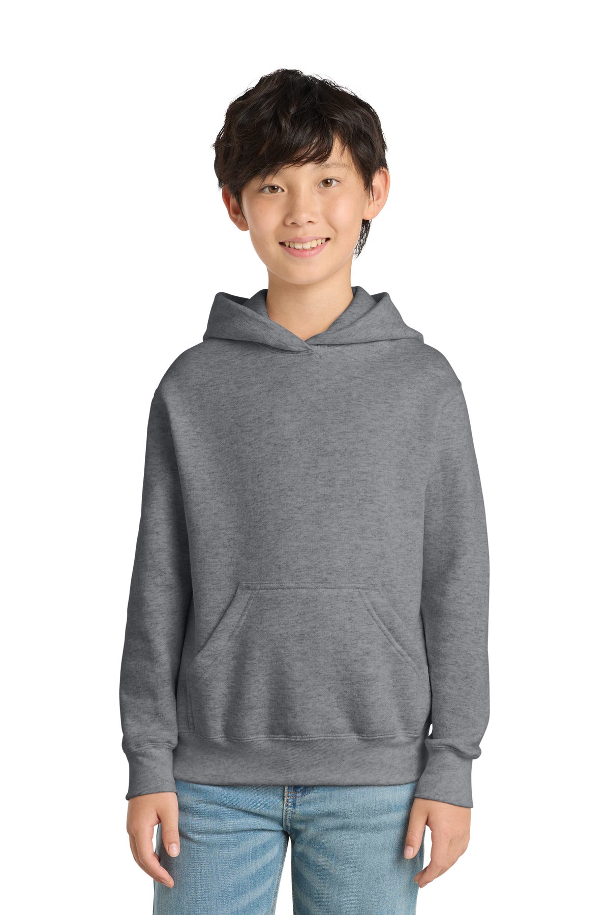 Port & Co Youth Core Fleece Pullover Hooded Sweatshirt
